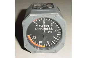 33135-02, Airbus A300 Cabin Differential Pressure Indicator